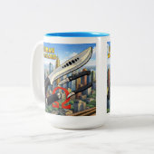 Urban Warlord Mug Tweekleurige Koffiemok (Voorkant links)