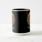 Urban Warrior Gold Sunflower Butterfly Mok (Midden)