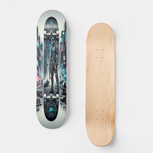 "Urban Warrior: High-tech huurling Persoonlijk Skateboard (Voorkant)