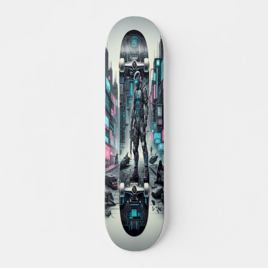 "Urban Warrior: High-tech huurling Persoonlijk Skateboard (Voorkant)