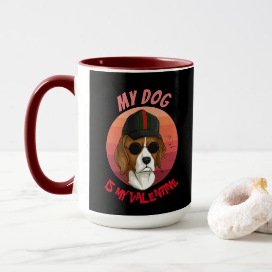 Urban Warrior HOUND IS MIJN Mok VALENTIJN (Met donut)