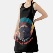 Urban Warrior Sunset Pug Jouw tekst Schort (Insitu)