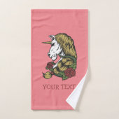 Urban Warrior Unicorn Roos Bath Towel Set Bad Handdoek (Handdoek)