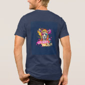 Urban Wild Camel Tee – Desert Nomad Street Style Tri-Blend Shirt (Achterkant)