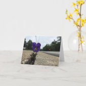 Urban Wildflower Notecard (leeg binnen) Kaart (Gele Bloem)