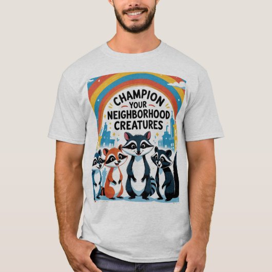 Urban Wildlife Heroes T-shirt (Voorkant)