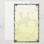 Urban Winged Heart Briefpapier (Voorkant / Achterkant)