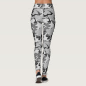 Urban Woodland Camouflage militaire patroon Leggings (Achterkant)