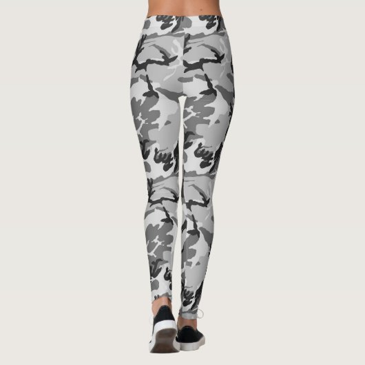 Urban Woodland Camouflage militaire patroon Leggings (Achterkant)