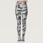 Urban Woodland Camouflage militaire patroon Leggings (Voorkant)