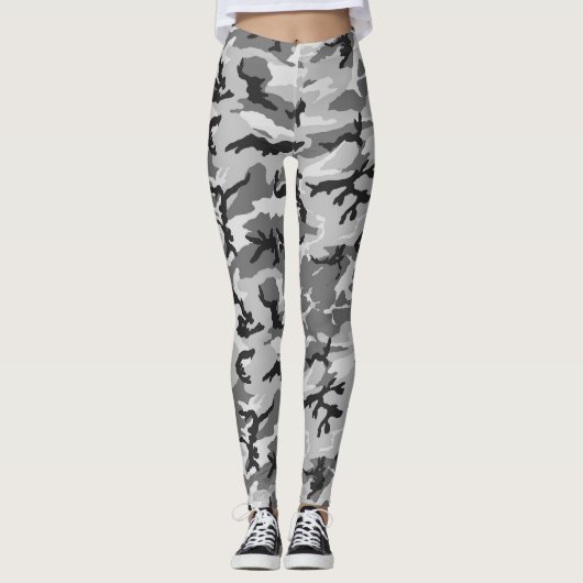 Urban Woodland Camouflage militaire patroon Leggings (Voorkant)
