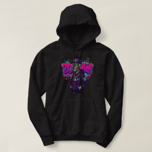 Urban Zombie Streetwear Grafisch - Hip Hop Skelet Hoodie