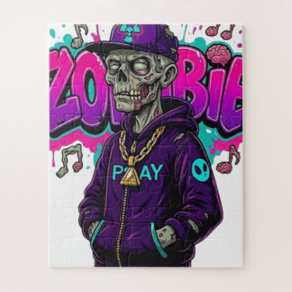 Urban Zombie Streetwear Grafisch - Hip Hop Skelet Legpuzzel