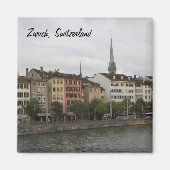 Urban Zurich Zwitserland City Uitzicht Foto Magneet (Voorkant)