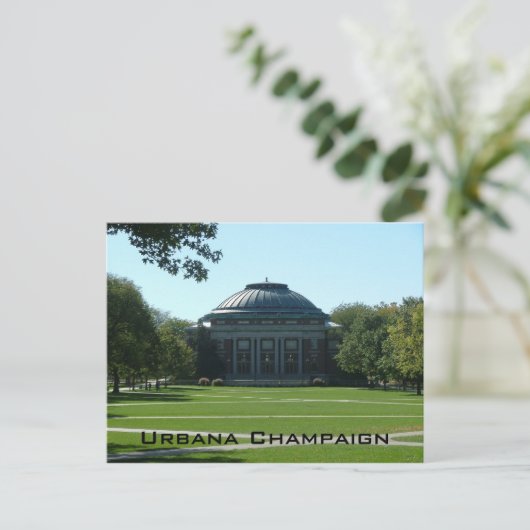 Urbana Champaign Briefkaart (Staand voorkant)