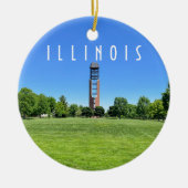 Urbana Champaign Illinois Keramisch Ornament (Voorkant)