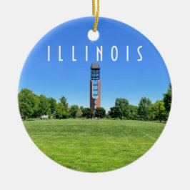 Urbana Champaign Illinois Keramisch Ornament