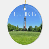 Urbana Champaign Illinois Keramisch Ornament (Links)