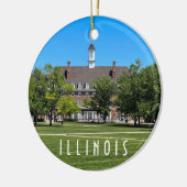 Urbana Champaign Illinois Keramisch Ornament (Links)