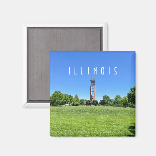 Urbana Champaign Illinois Magnet (Voorkant / Achterkant)