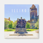 Urbana Champaign Illinois Magnet (Voorkant)