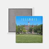Urbana Champaign Illinois Magnet (Voorkant / Achterkant)