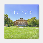 Urbana Champaign Illinois Magnet (Voorkant)