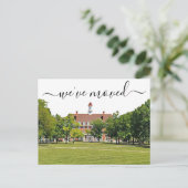 Urbana Champaign Illinois Moving Announcement Aankondigingskaart (Staand voorkant)