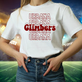 Urbana Climbers Herhaald Retro T-shirt