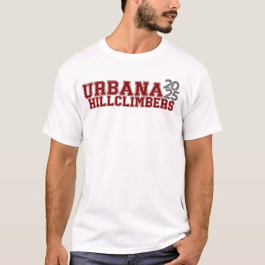 Urbana Hillclimbers 2025 Tshirt (Voorkant)