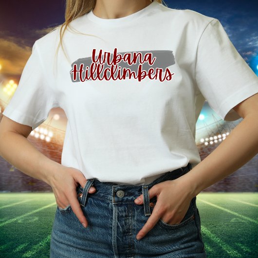 Urbana Hillclimbers Grijs Streep Tshirt