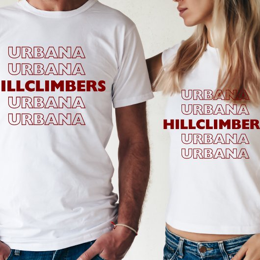 Urbana Hillclimbers Herhaal TShirt