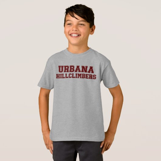 Urbana Hillclimbers Kind Tshirt (Voorkant volledig)
