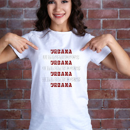 Urbana Hillclimbers Retro Herhaal Tshirt