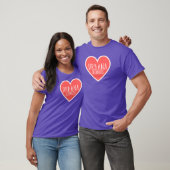 Urbana Illinois Cute Heart T-shirt (Unisex)