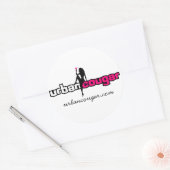 Urbancougar.com Witte Sticker - Groot (Envelop)