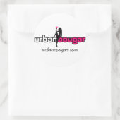 Urbancougar.com Witte Sticker - Groot (Tas)