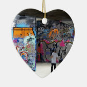 Urband Street Art-Graffiti Keramisch Ornament (Rechts)
