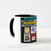 Urbane renaissance Classic B/W Two Toned Mok (Voorkant links)