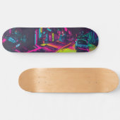 Urbanes neonfarbene Skateboarddeck dynamisch bunt Persoonlijk Skateboard (Horizontaal)