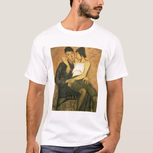 Urbanite Couple, 1920 (olie op canvas) T-shirt (Voorkant)