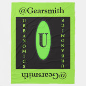 Urbanomics Fleece Large Blanket (Voorkant)
