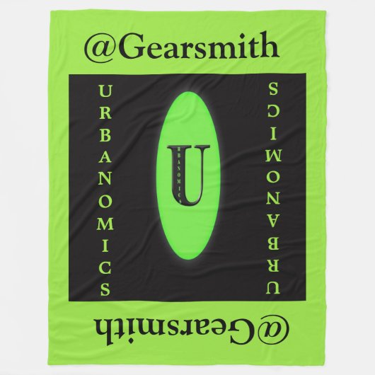 Urbanomics Fleece Large Blanket Deken (Voorkant)