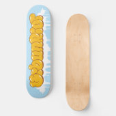 UrbanRiot Graffiti Clouds Deck Persoonlijk Skateboard (Voorkant)