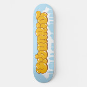 UrbanRiot Graffiti Clouds Deck Persoonlijk Skateboard (Voorkant)