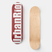 UrbanRiot JP1 Rode Deck Persoonlijk Skateboard (Voorkant)