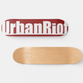 UrbanRiot JP1 Rode Deck Persoonlijk Skateboard (Horizontaal)