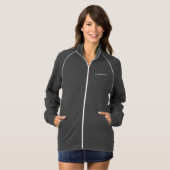 UrbanSitter Women's Track Jacket - Yellow Dot Hoodie (Voorkant volledig)