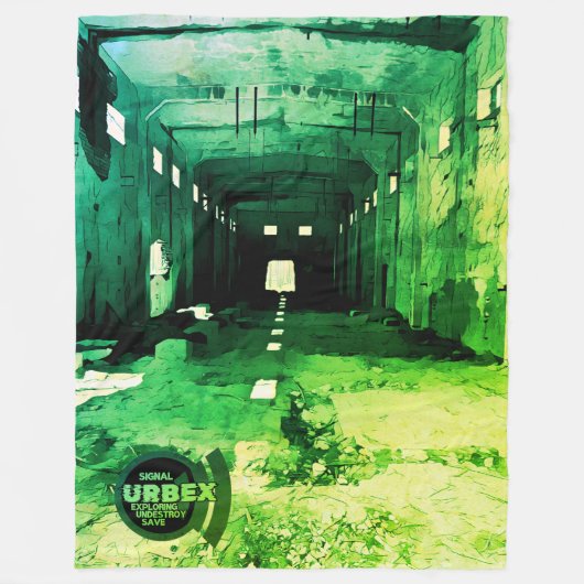 Urbex Fleece Deken (Voorkant)