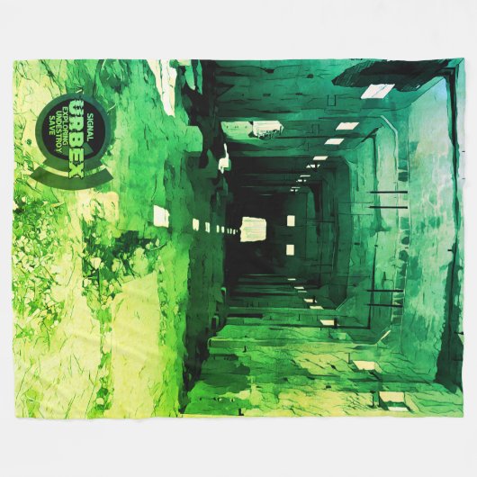 Urbex Fleece Deken (Voorkant (Horizontaal))